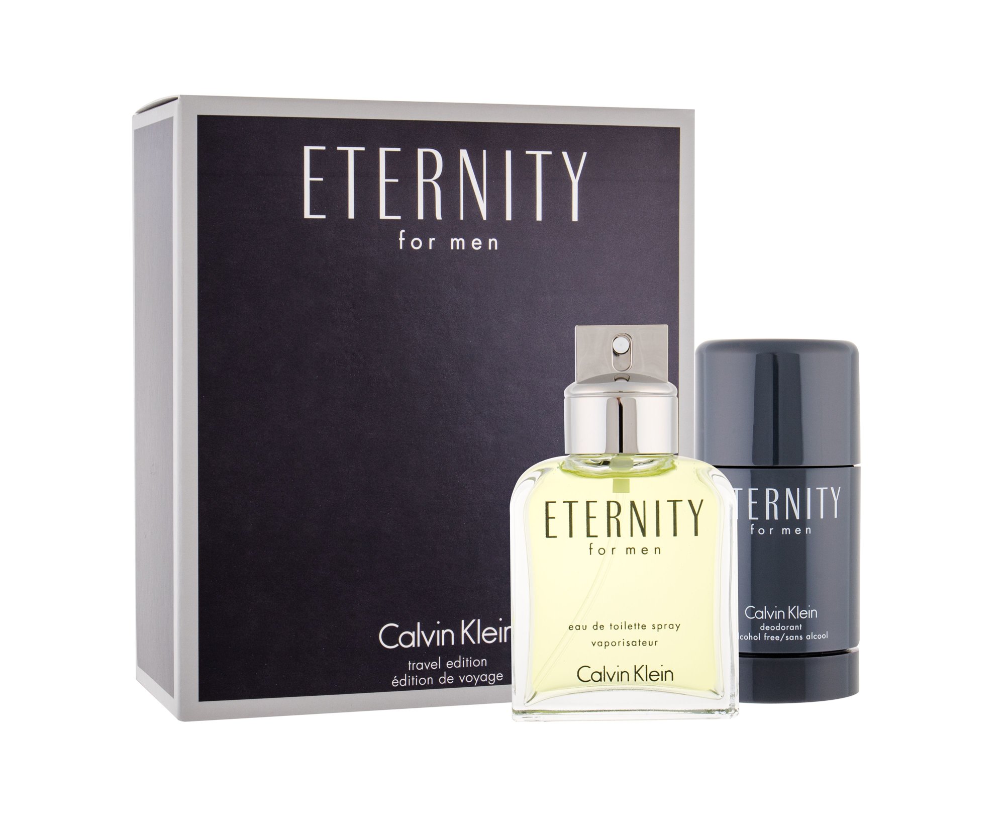 Calvin Klein Eternity 100ml Edt 100ml + 75ml deostick kvepalai Vyrams EDT Rinkinys