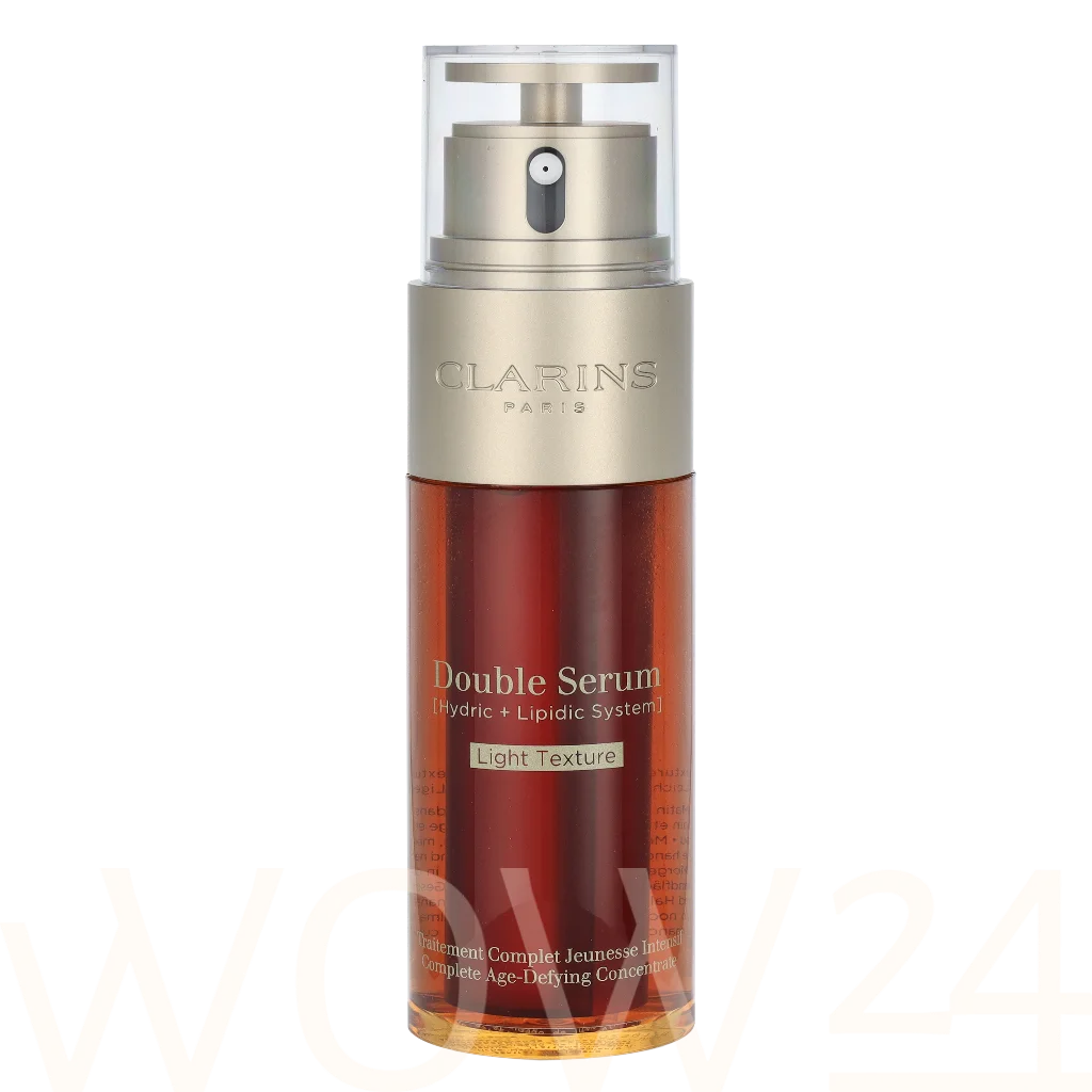 Clarins Clarins Double Serum Light Texture 50 ml natūrali veido odos priežiūros priemonė