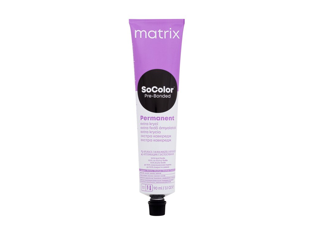 Matrix SoColor Pre-Bonded Permanent Extra Coverage Hair Color moteriška plaukų priemonė