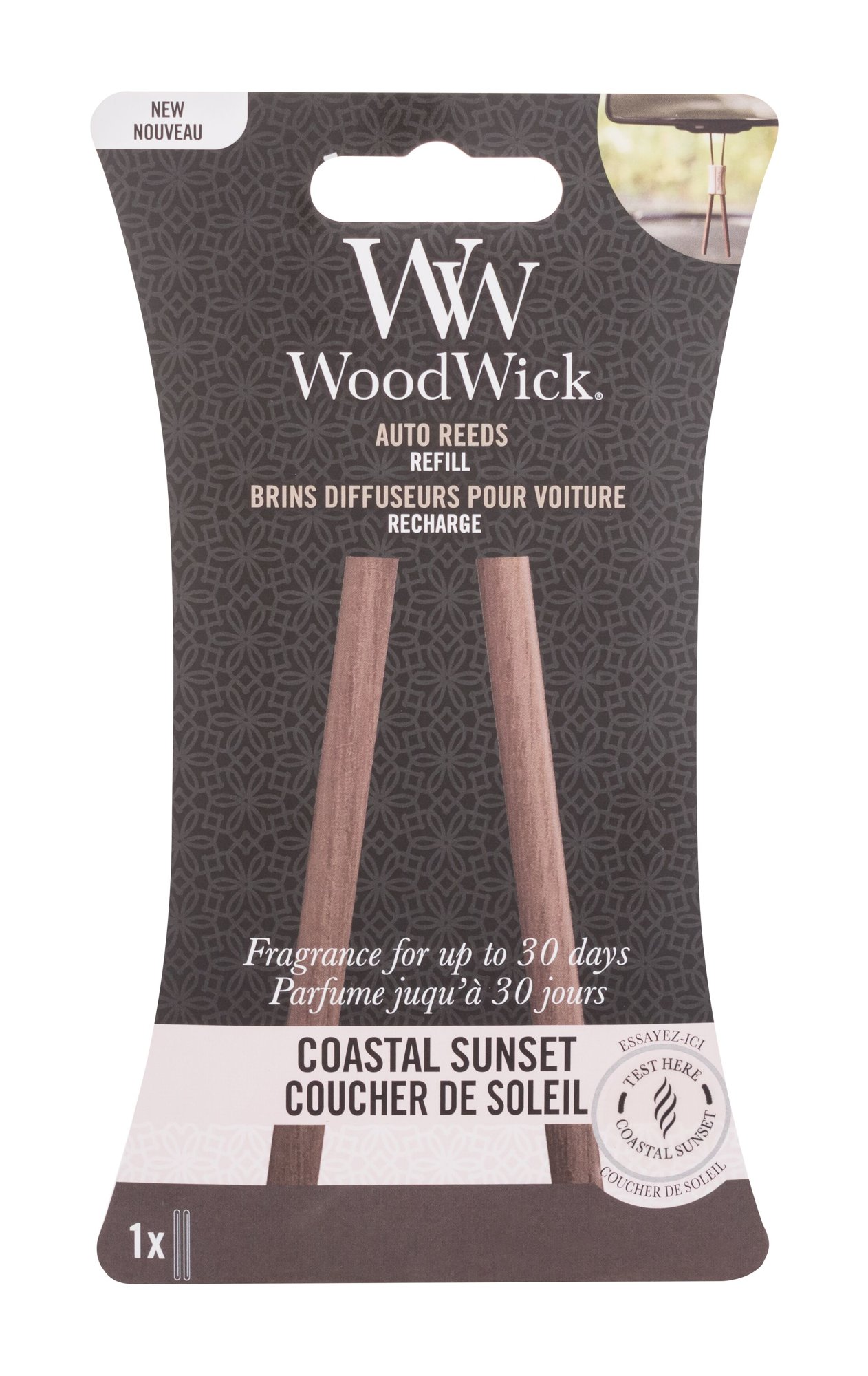 WoodWick Coastal Sunset Auto Reeds Kvepalai Unisex
