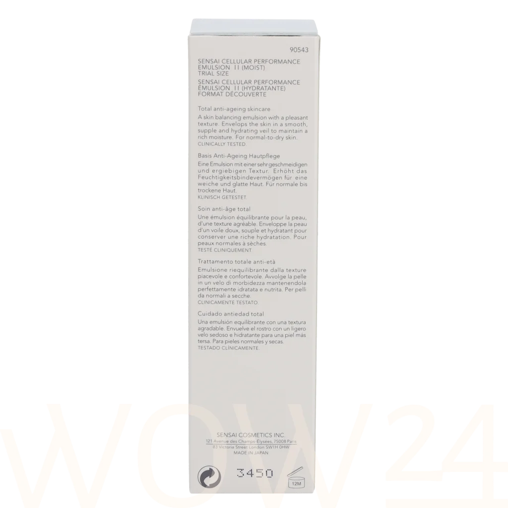 Sensai Sensai Cellular Perf. Emulsion II (Moist) 50 ml Moterims Dieninis kremas