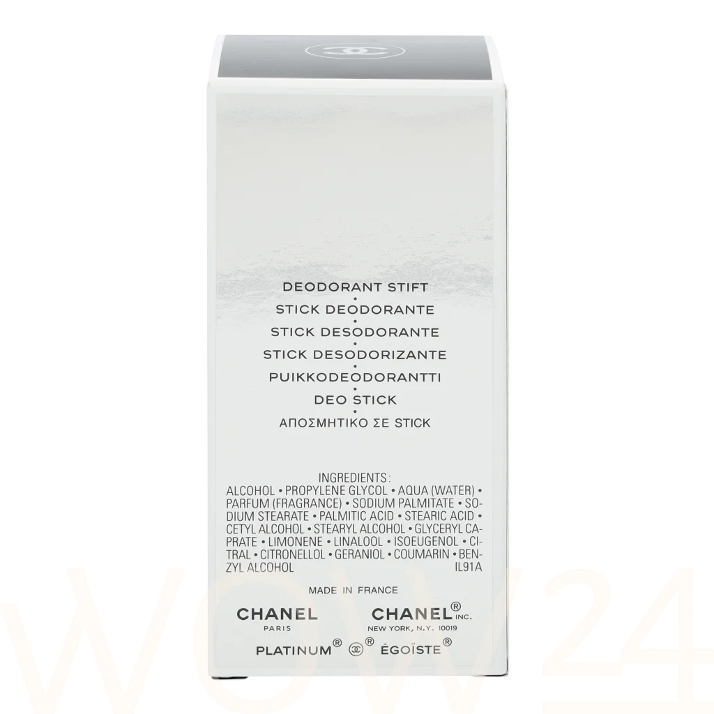 Chanel Chanel Platinum Egoiste Pour Homme Deo Stick 75 ml dezodorantas