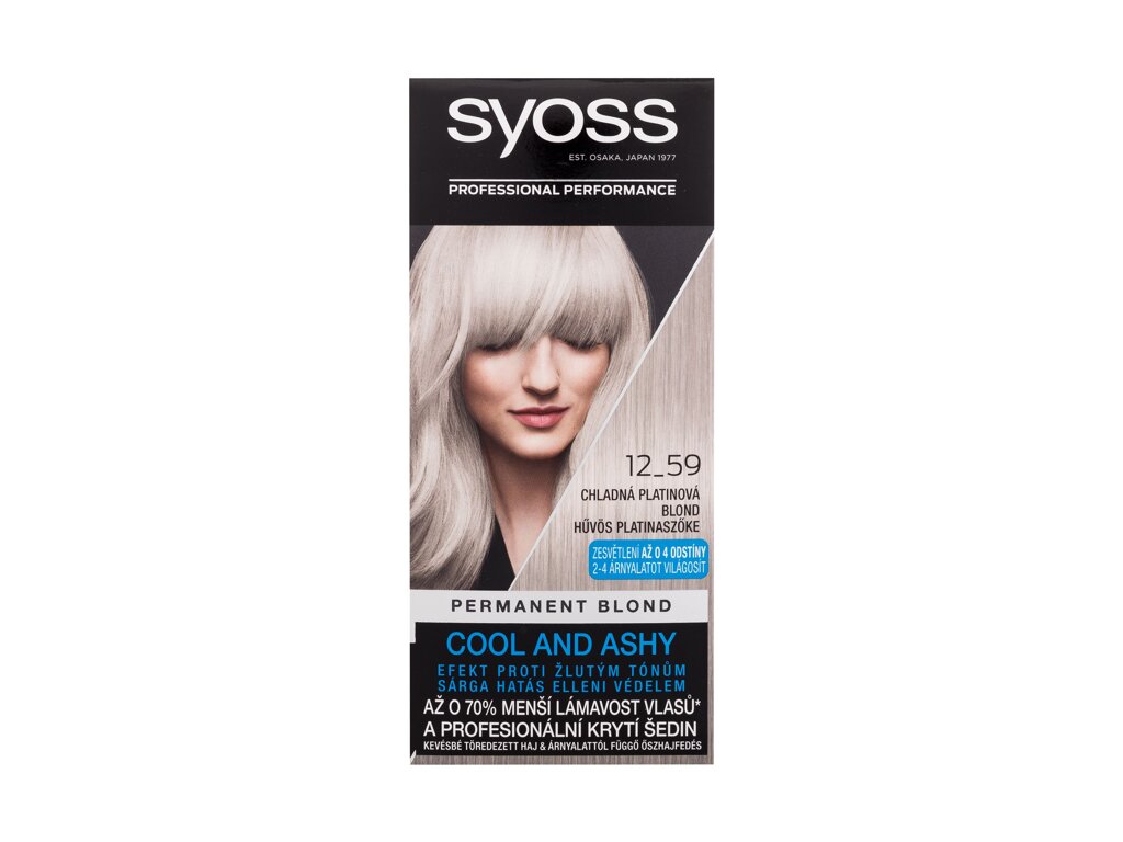 Syoss Permanent Coloration Permanent Blond 50ml plaukų dažai (Pažeista pakuotė)