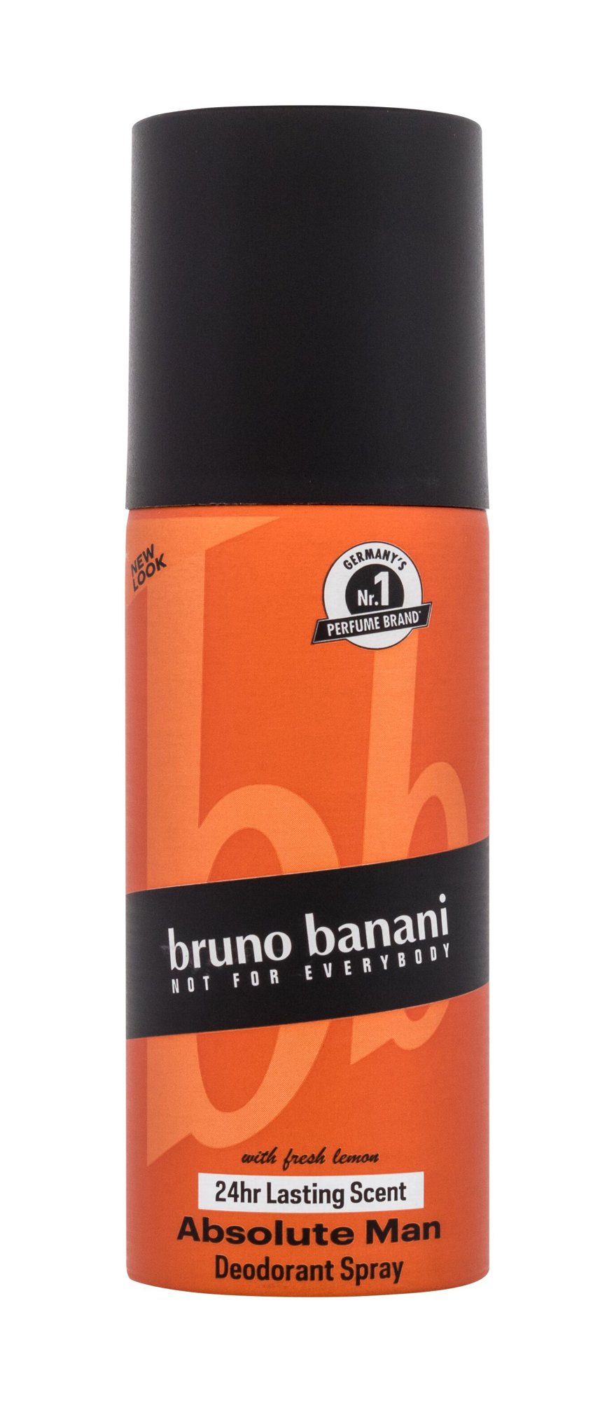 Bruno Banani Absolute Man With Fresh Lemon 150ml dezodorantas (Pažeista pakuotė)
