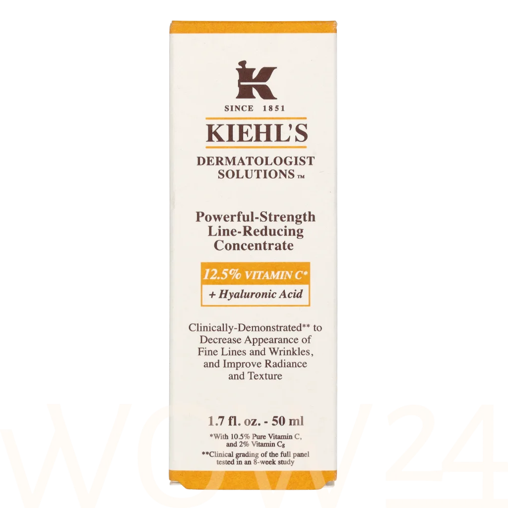 Kiehl's Powerful Strength Line Reducing Concentrate 50 ml natūrali veido odos priežiūros priemonė