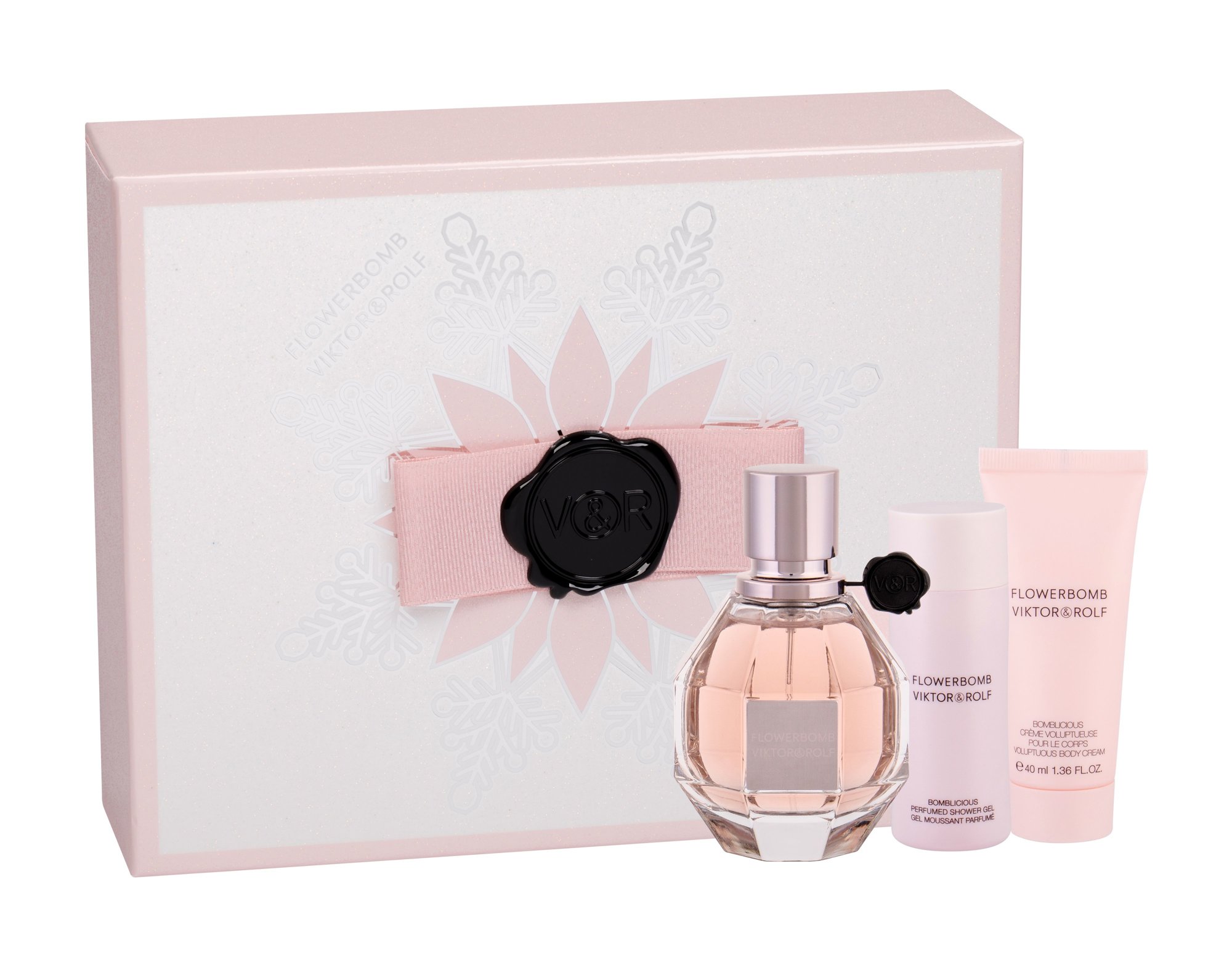 Viktor & rolf Flowerbomb Eau De Parfum 50 ml Edp 50ml + 50ml Shower gel + 40ml Body cream Set