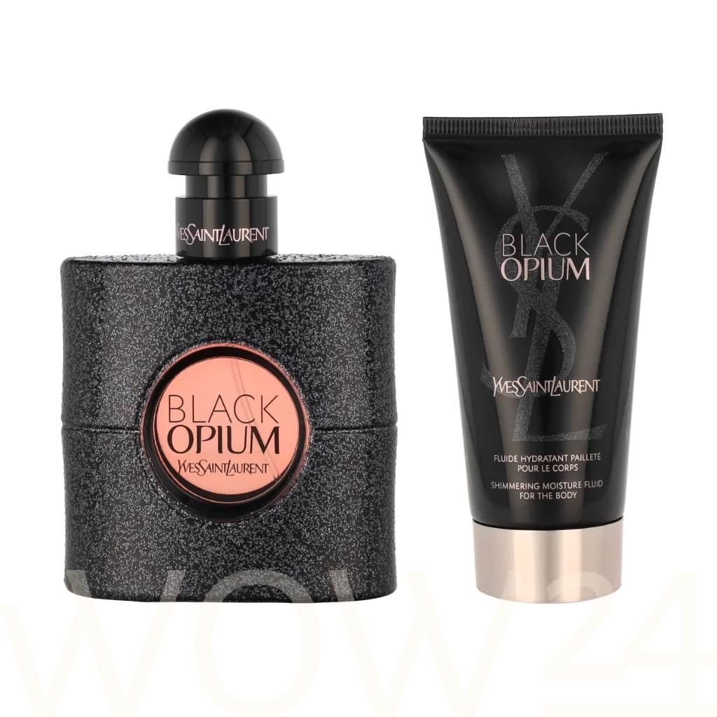 Yves Saint Laurent Black Opium 50 ml 50 ml EDP + 50 ml kūno losjonas kvepalai Moterims EDP Rinkinys