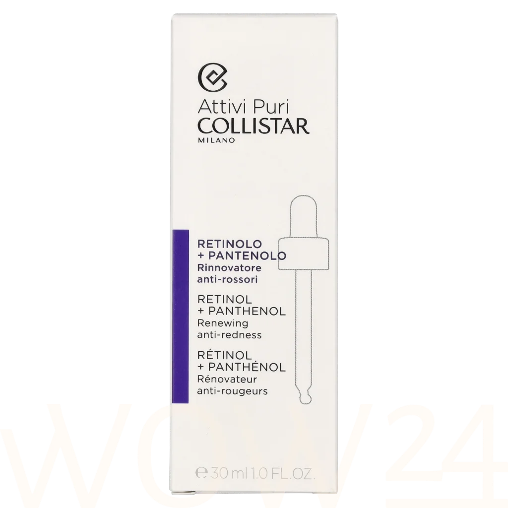 Collistar Pure Actives Retinol + Panthenol Drops Odos serumas Veido serumas Moterims