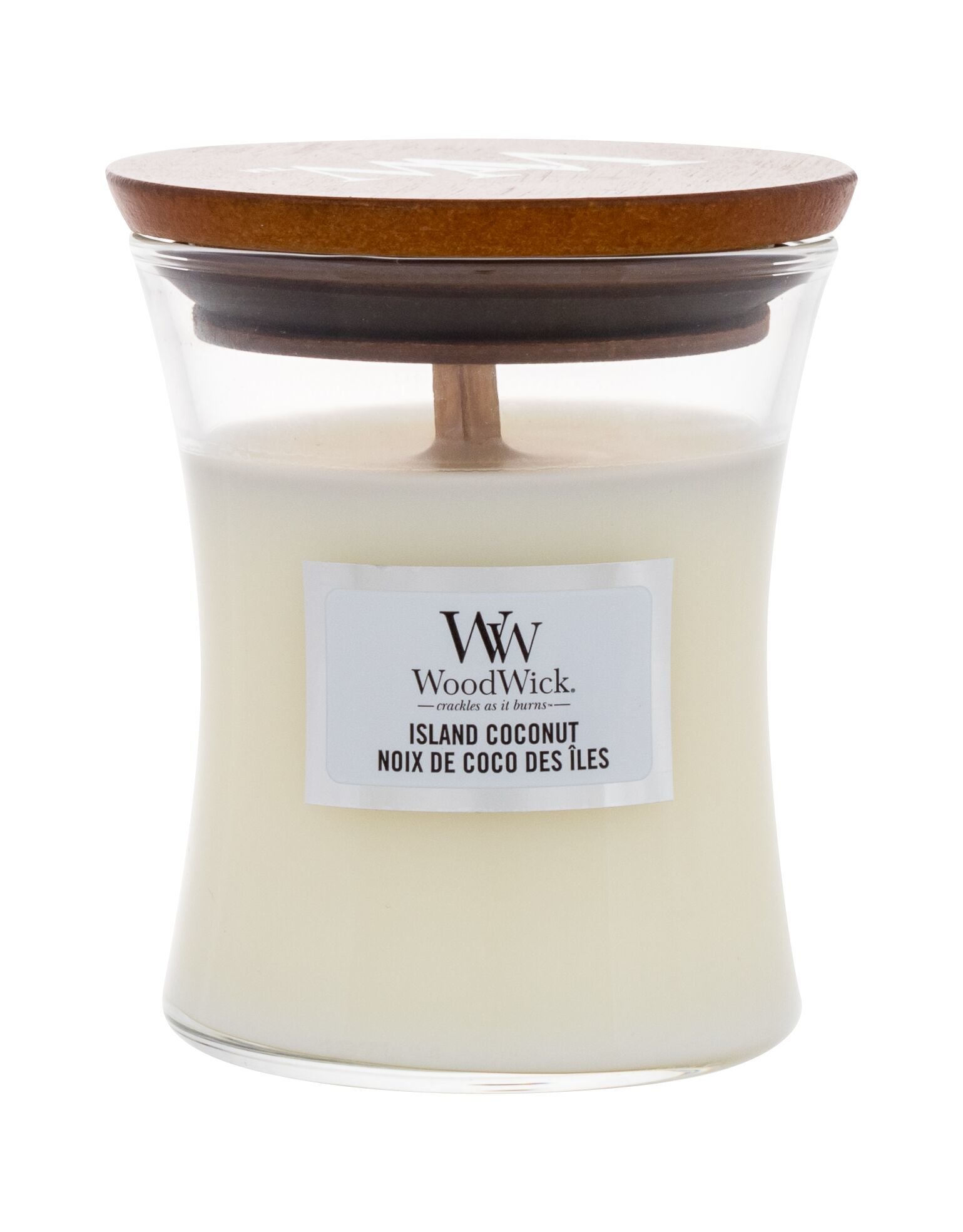 WoodWick Island Coconut 85g Kvepalai Unisex Scented Candle