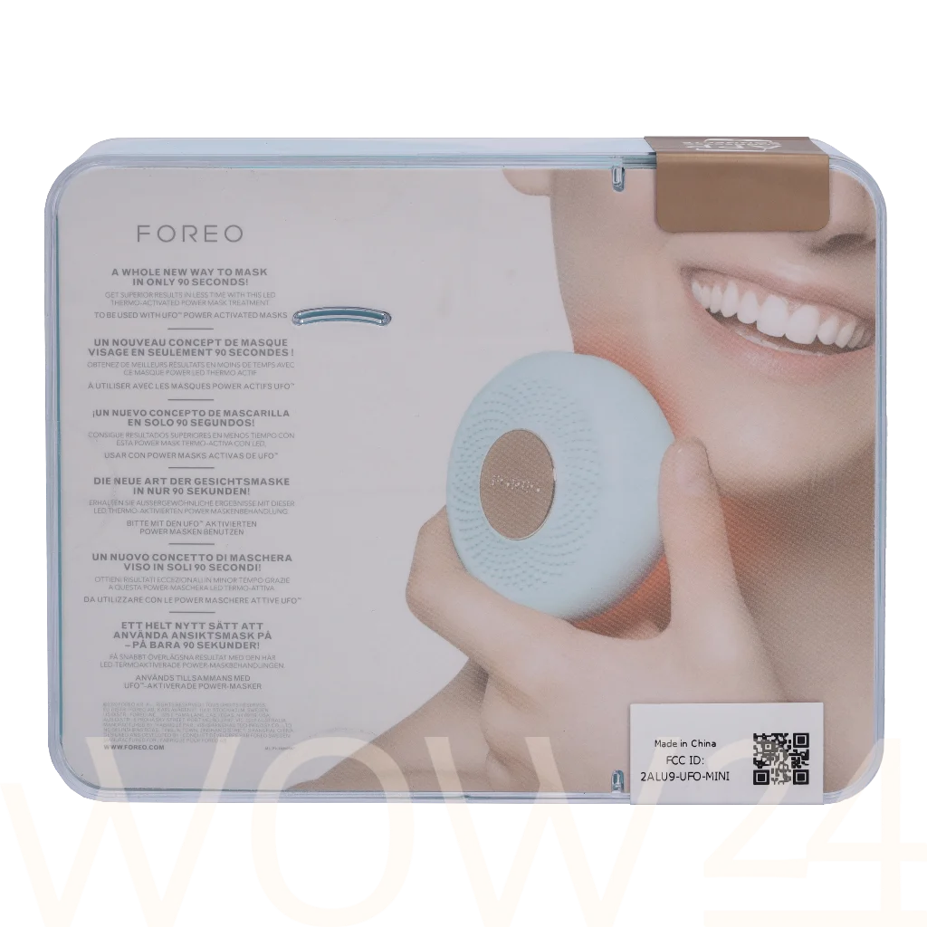 Foreo Foreo Ufo 2 Mini Power Mask & Light Therapy - Mint 1 piece veido valymo prietaisas