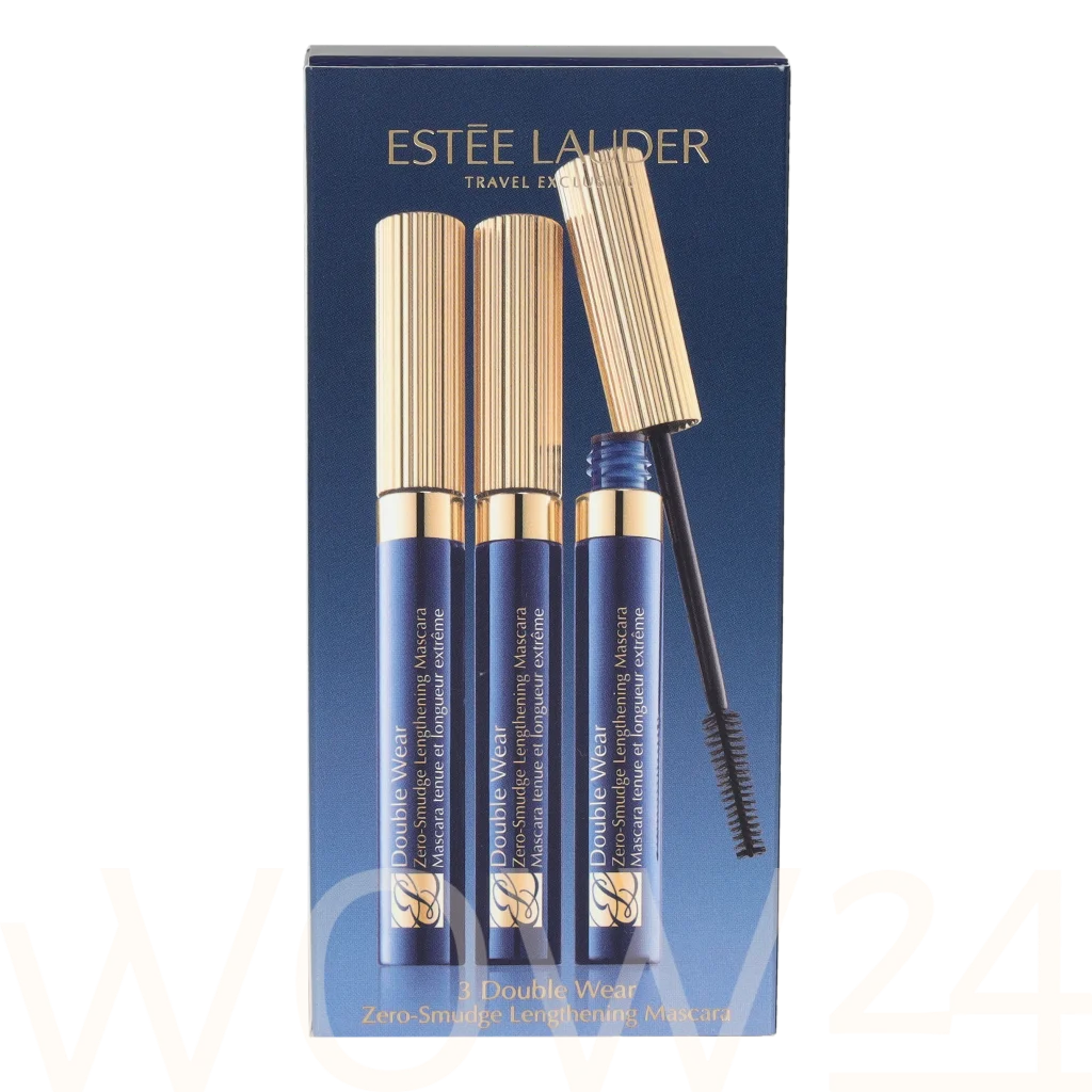 Este&eacute; Lauder E.Lauder 3 Double Wear Travel Exclusive Trio Set 18 ml blakstienų tu&scaron;as
