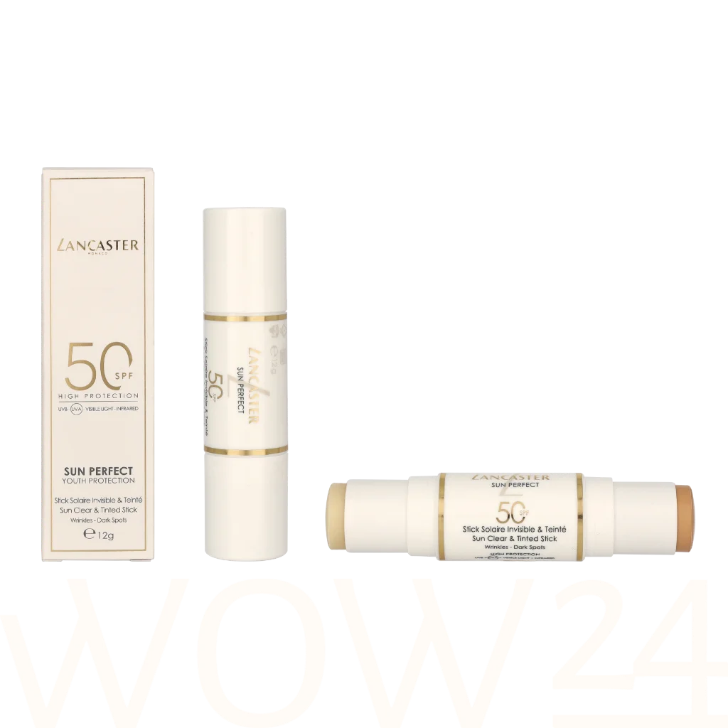 Lancaster Lancaster Sun Perfect Sun Clear & Tinted Duo Stick SPF50 12 g veido apsauga