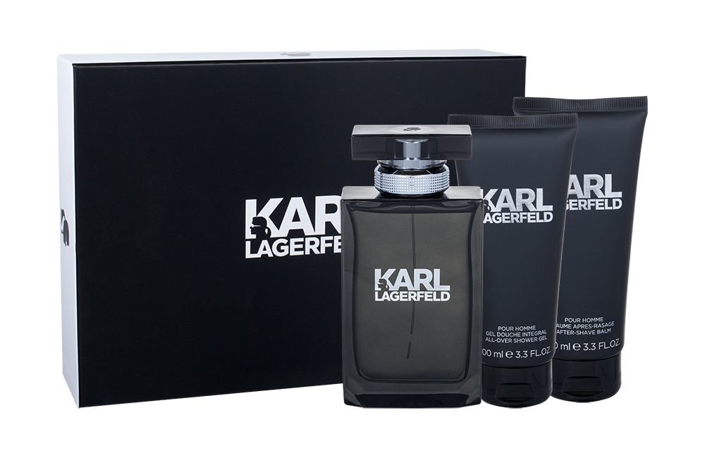 Lagerfeld Karl Lagerfeld for Him 100ml Edt 100ml + 100ml after shave balm + 100m shower gel Kvepalai Vyrams EDT Rinkinys