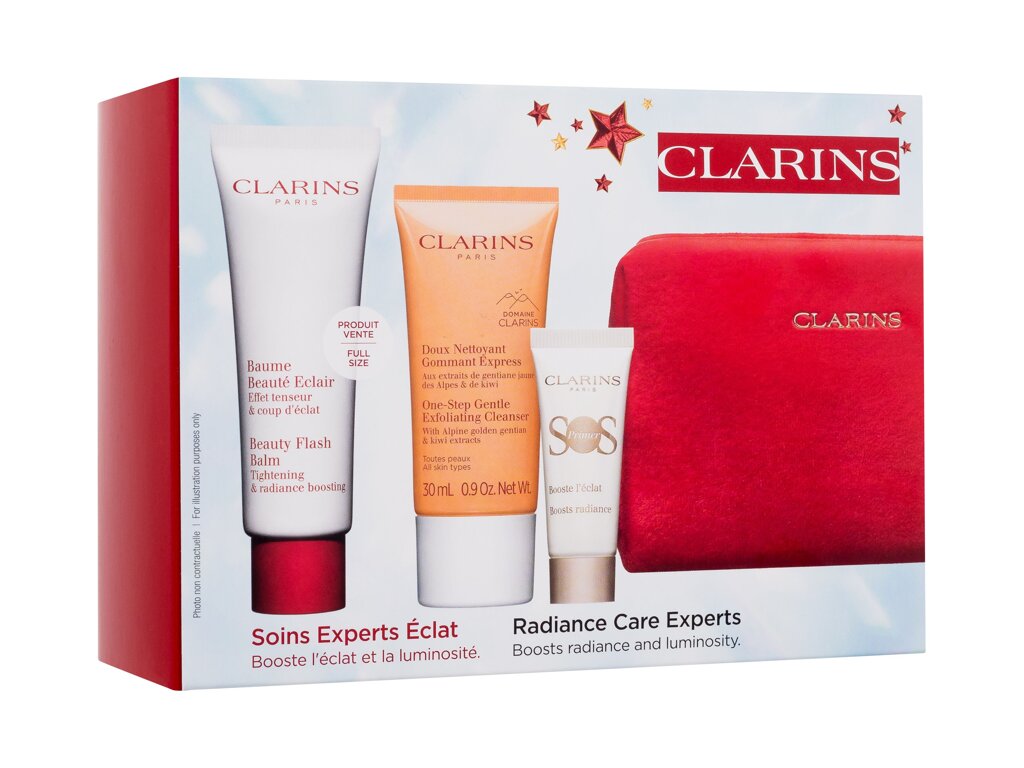 Clarins Beauty Flash Balm Dieninis kremas 50 ml Set