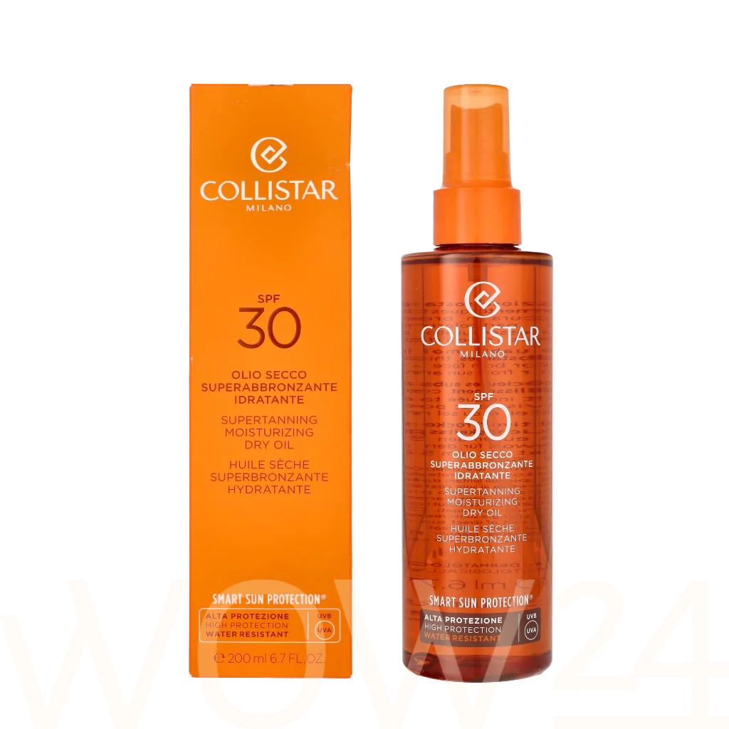 Collistar Collistar Supertanning Moisturizing Dry Oil SPF30 200 ml įdegio losjonas