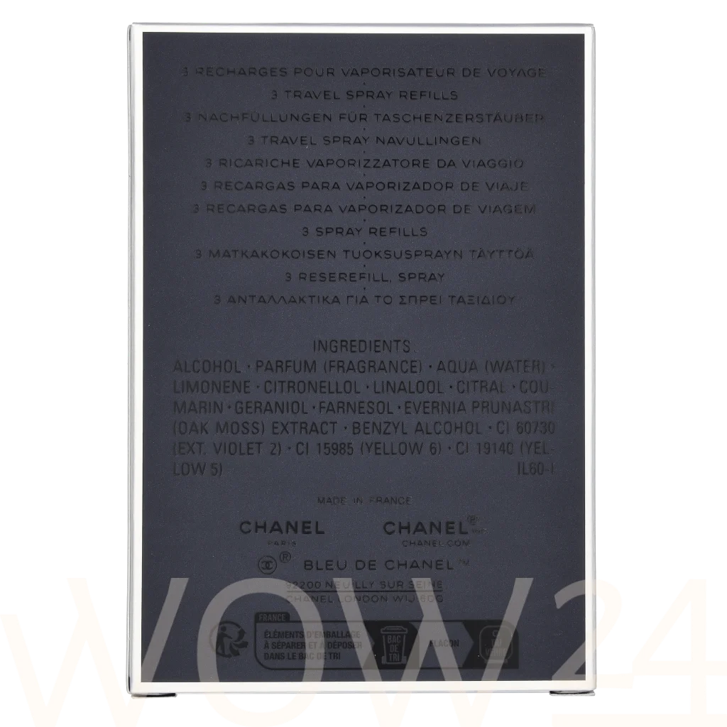 Chanel Chanel Bleu De Chanel Pour Homme Giftset 60 ml kvepalai Vyrams EDT