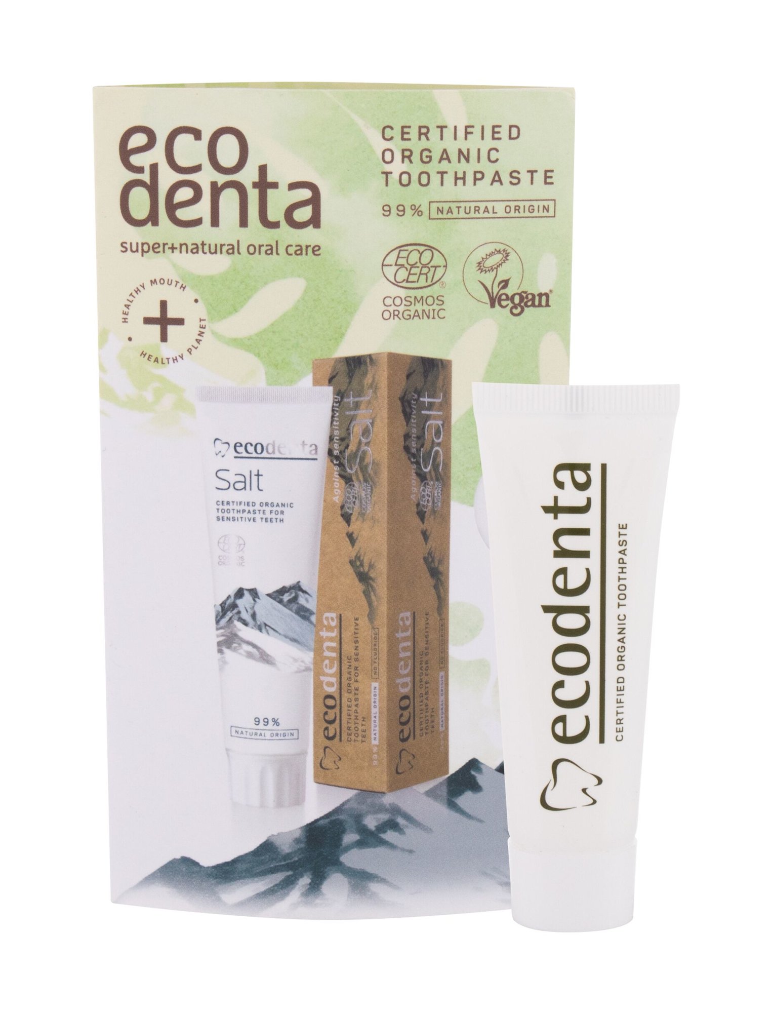 Ecodenta Organic Salt 10ml dantų pasta