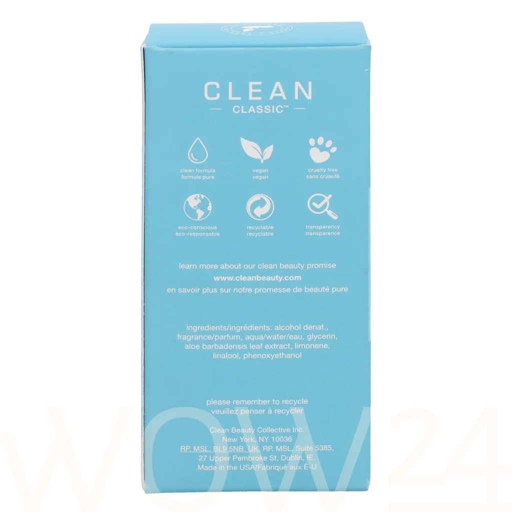 Clean Clean&nbsp;Classic Cool Cotton Edp Spray 60 ml NI&Scaron;INIAI kvepalai Moterims EDP