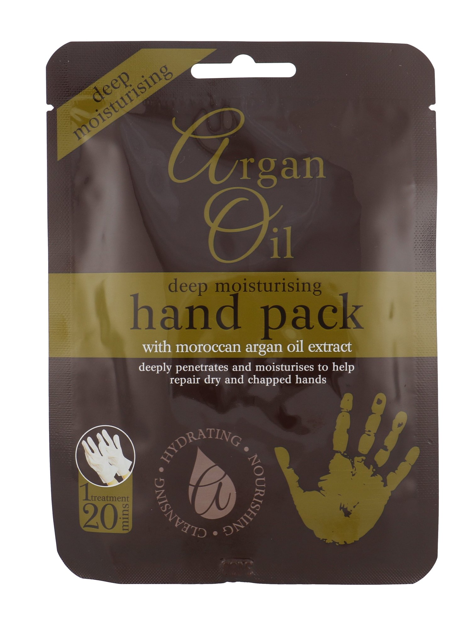Xpel Argan Oil Hand Pack drėkinančios pirštinės