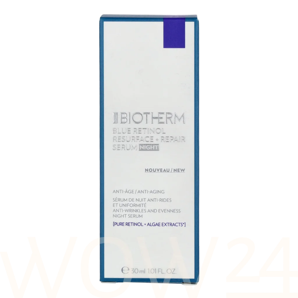 Biotherm Blue Retinol Resurface and Repair Night Serum Odos serumas Veido serumas Moterims