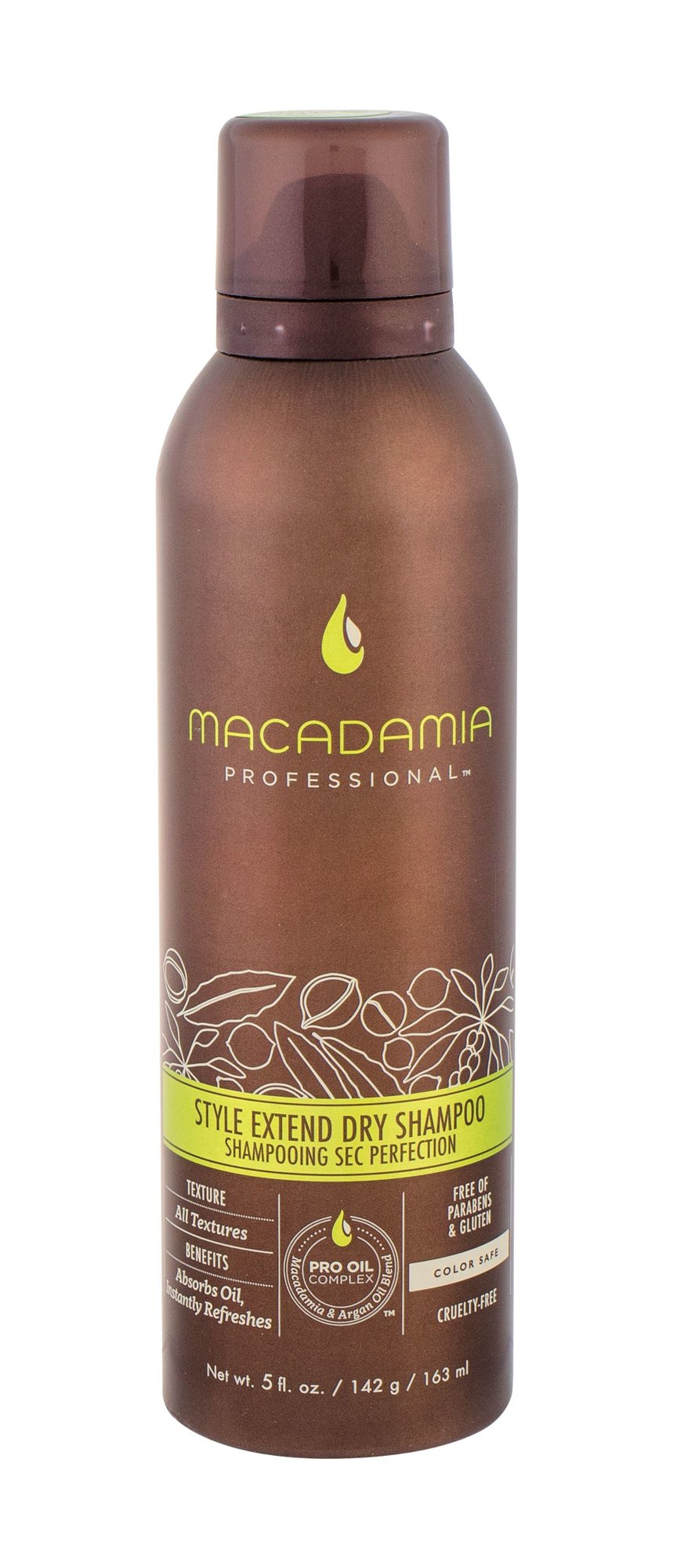 Macadamia Professional Style Extend Dry Shampoo sausas šampūnas
