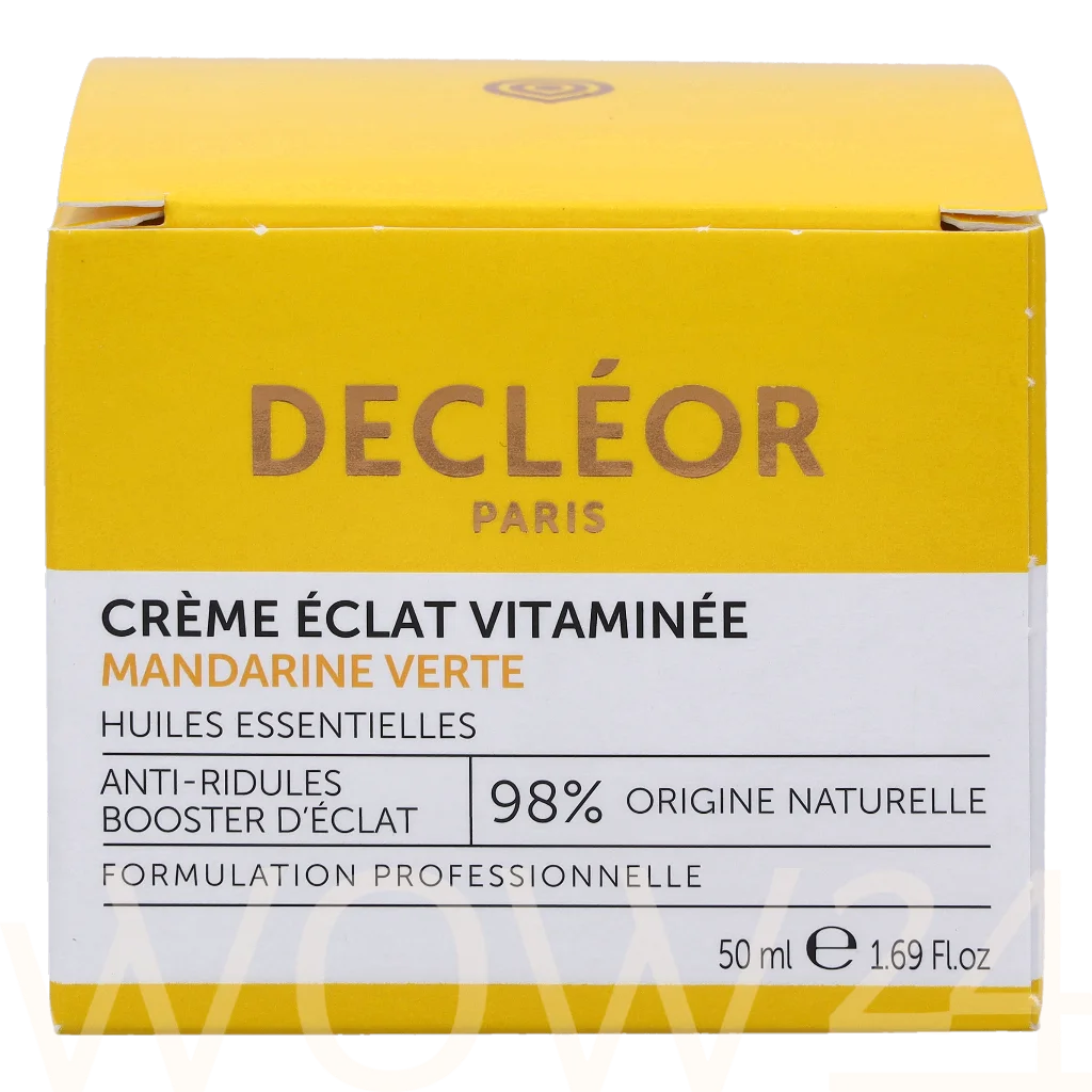 Decleor Decleor Green Mandarin Vitamin Glow Cream 50 ml natūrali veido odos priežiūros priemonė