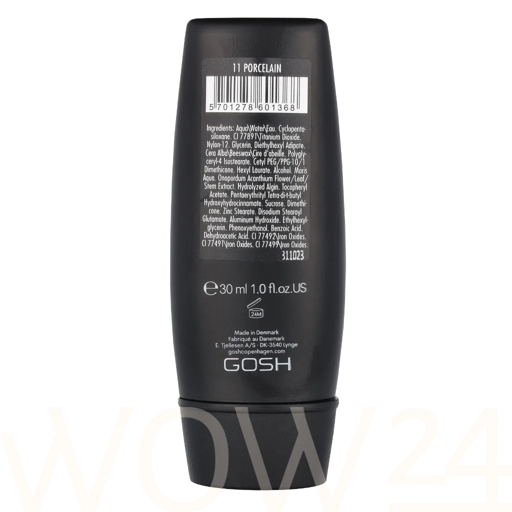Gosh Gosh X-Ceptional Wear Foundation Long Lasting Makeup 30 ml natūrali veido odos priežiūros priemonė