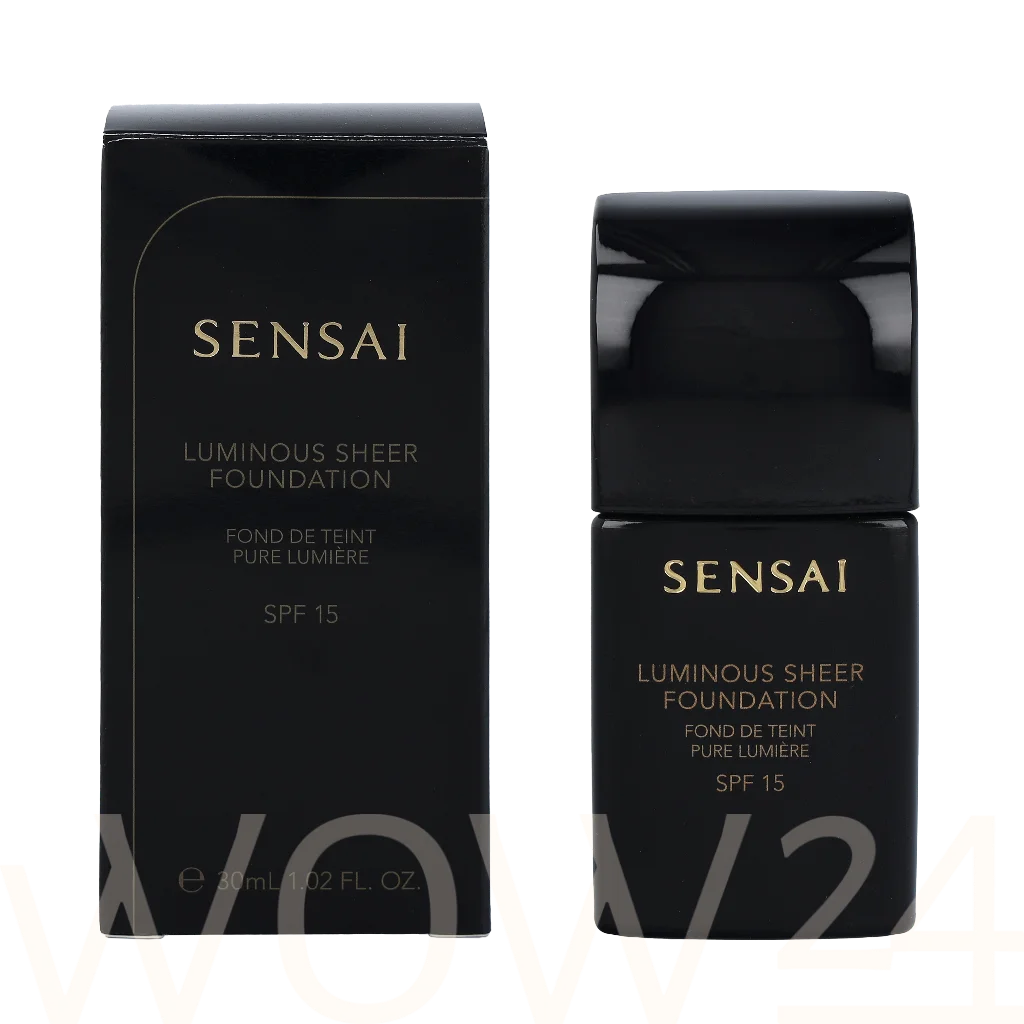 Sensai Sensai Luminous Sheer Foundation SPF15 30 ml natūrali veido odos priežiūros priemonė