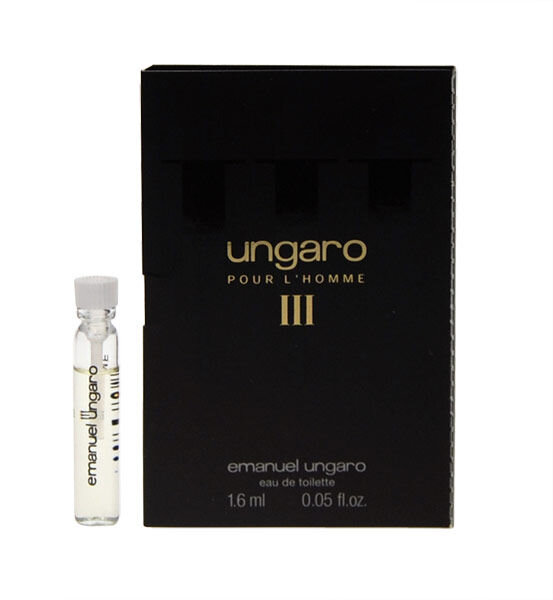Emanuel Ungaro Ungaro Pour L´Homme III 1,6ml kvepalų mėginukas Vyrams EDT
