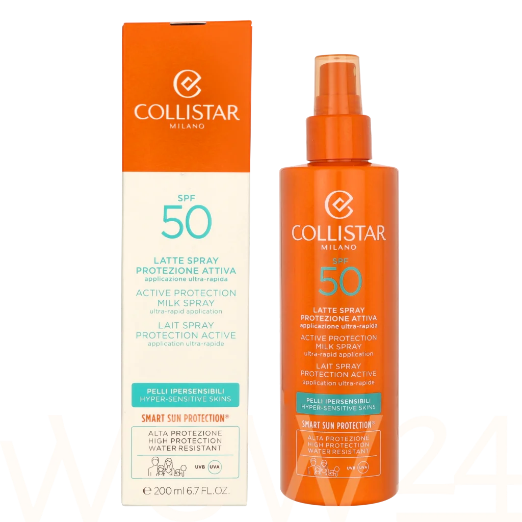 Collistar Collistar Active Protection Milk Spray SPF50 200 ml veido apsauga