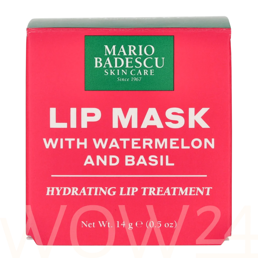  Mario Badescu Lip Mask With Watermelon & Basil 14 ml Vyrams