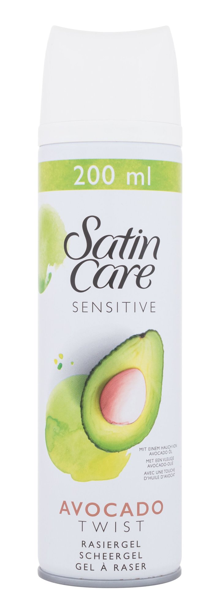 Gillette Satin Care Sensitive Avocado Twist skutimosi gelis