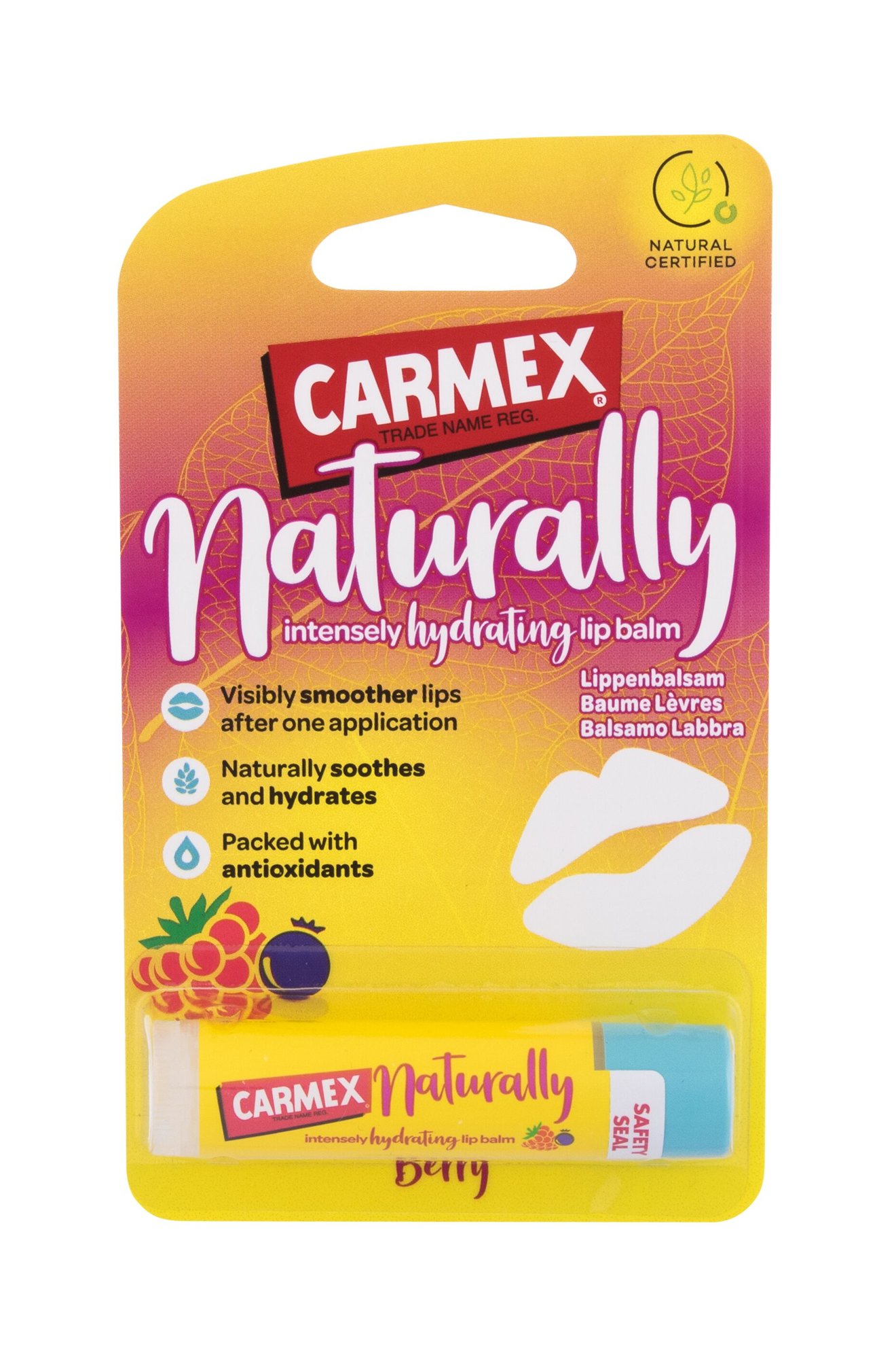 Carmex Naturally 4,25g lūpų balzamas