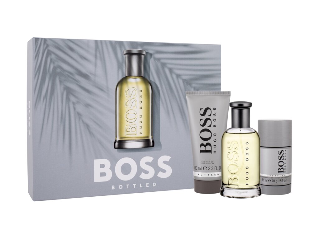Hugo Boss Boss Bottled 100ml Edt 100 ml + Shower Gel 100 ml + Deostick 75 ml Kvepalai Vyrams EDT Rinkinys