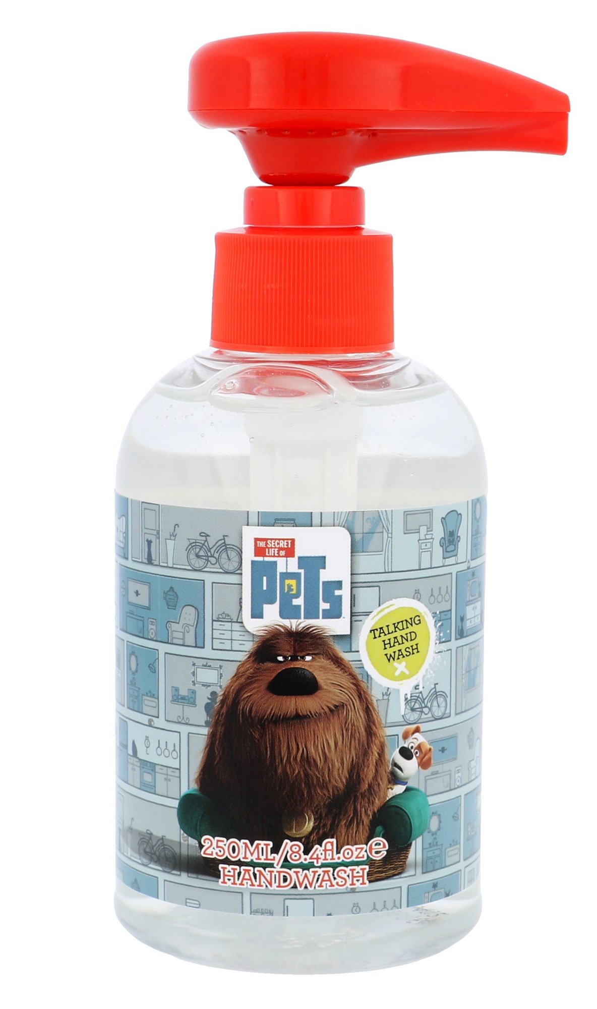 Universal The Secret Life Of Pets With Giggling Sound 250ml skystas muilas