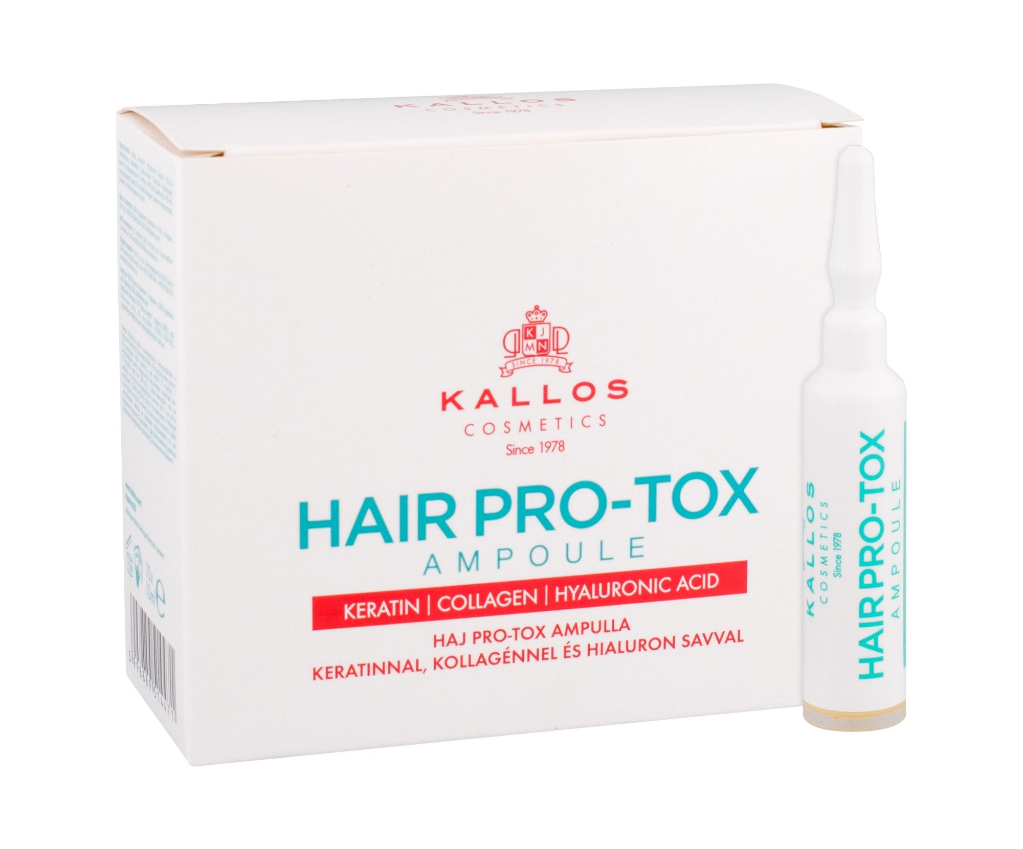 Kallos Cosmetics Hair Pro-Tox Ampoule 10x10ml plaukų serumas
