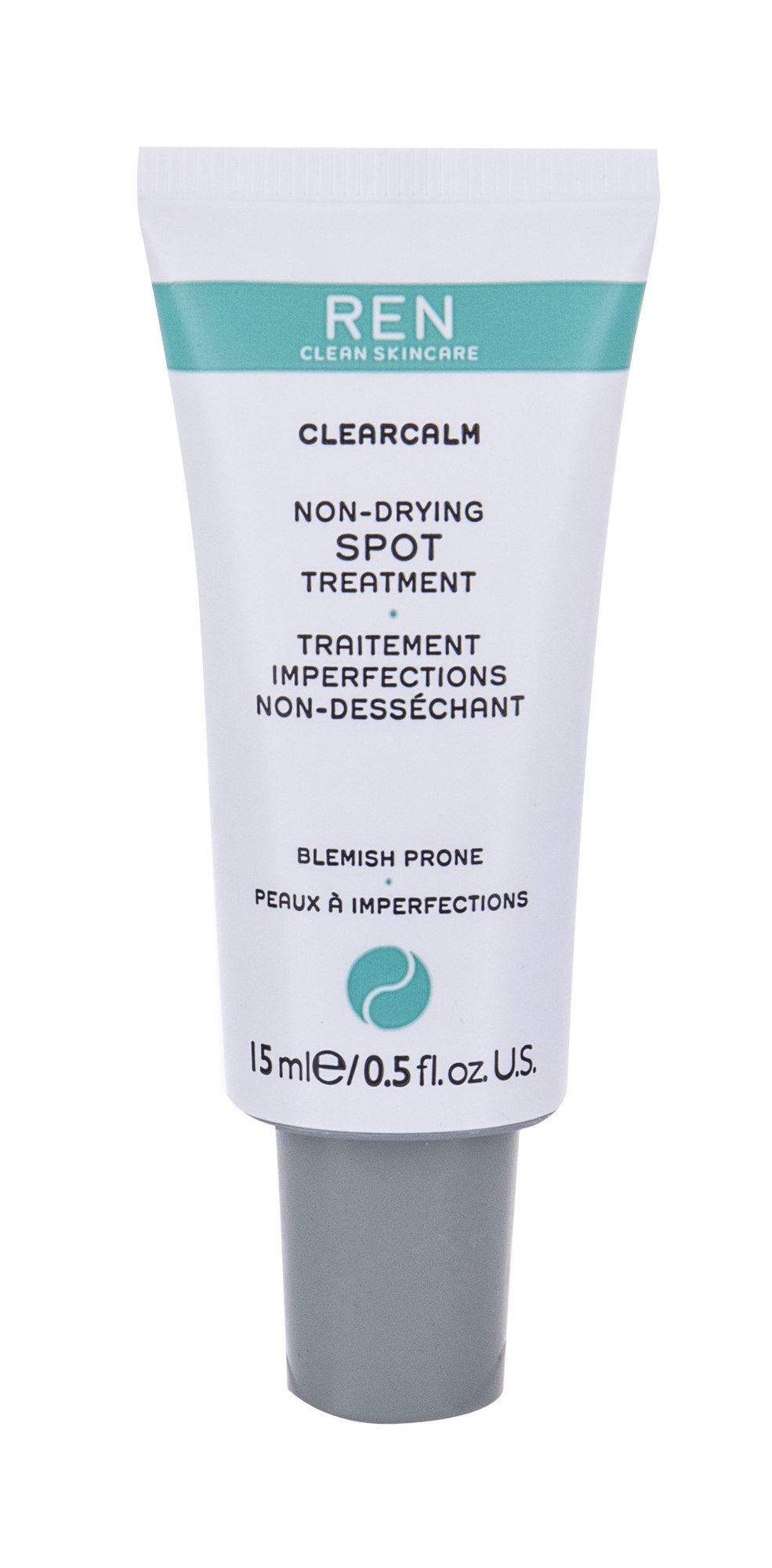 Ren Clean Skincare Clearcalm 3 Non-Drying Spot Treatment 15ml vietinės priežiūros priemonė Testeris