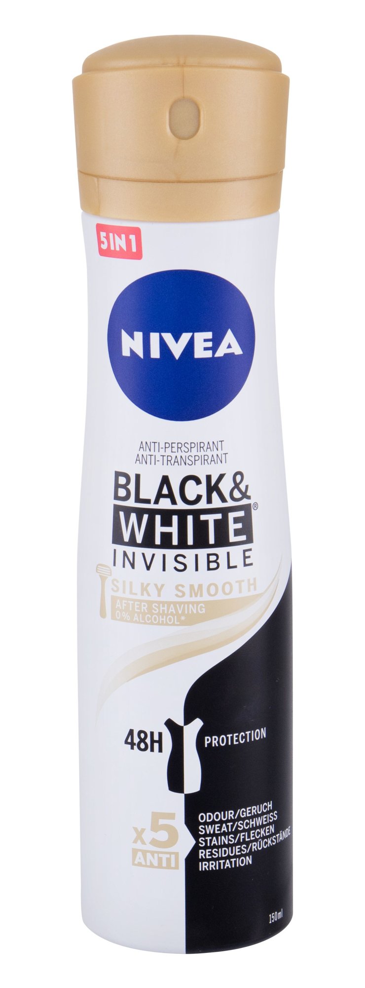 Nivea Invisible For Black & White Silky Smooth antipersperantas