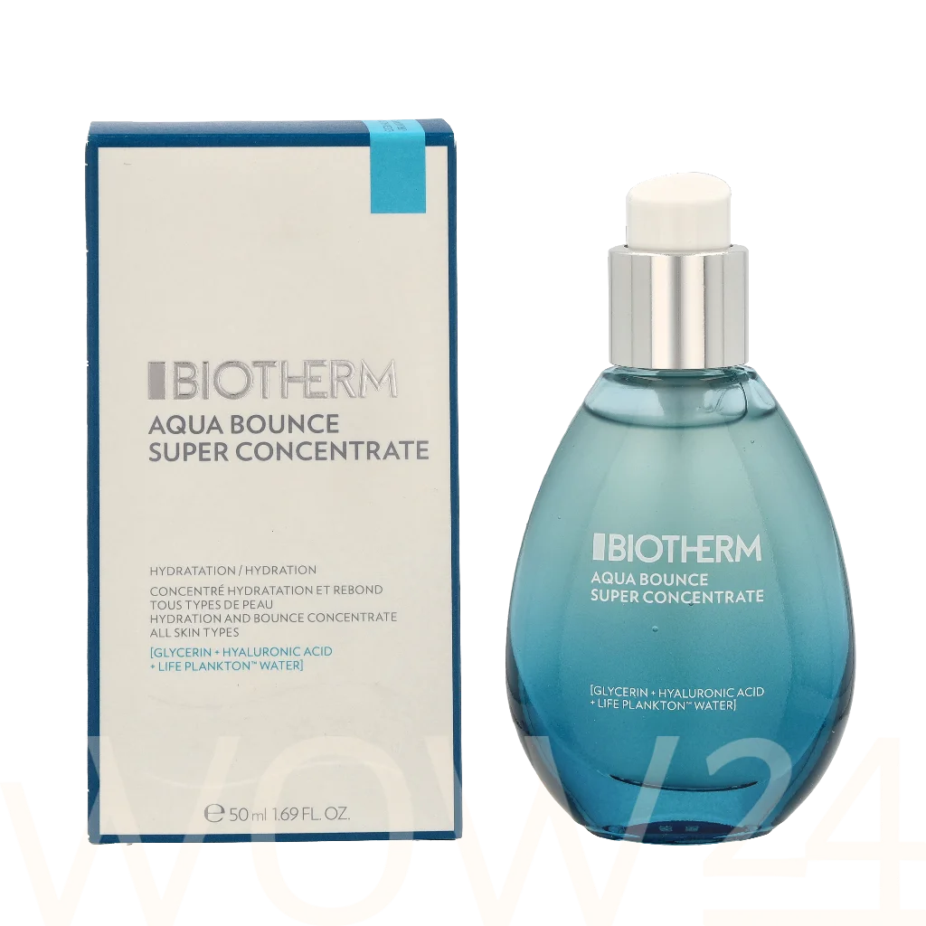 Biotherm Biotherm Aqua Bounce Super Concentrate 50 ml natūrali veido odos priežiūros priemonė