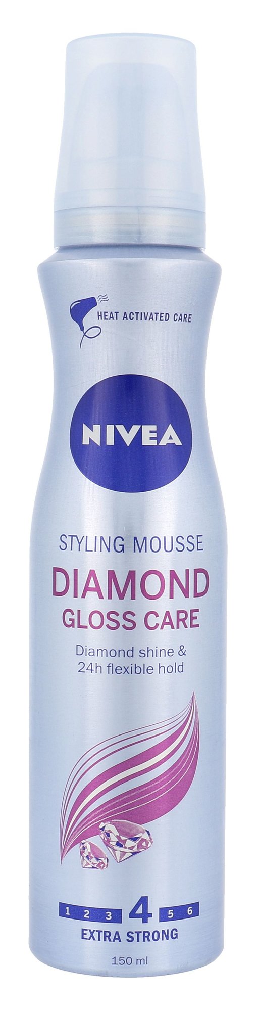 Nivea Diamond Gloss Care plaukų putos