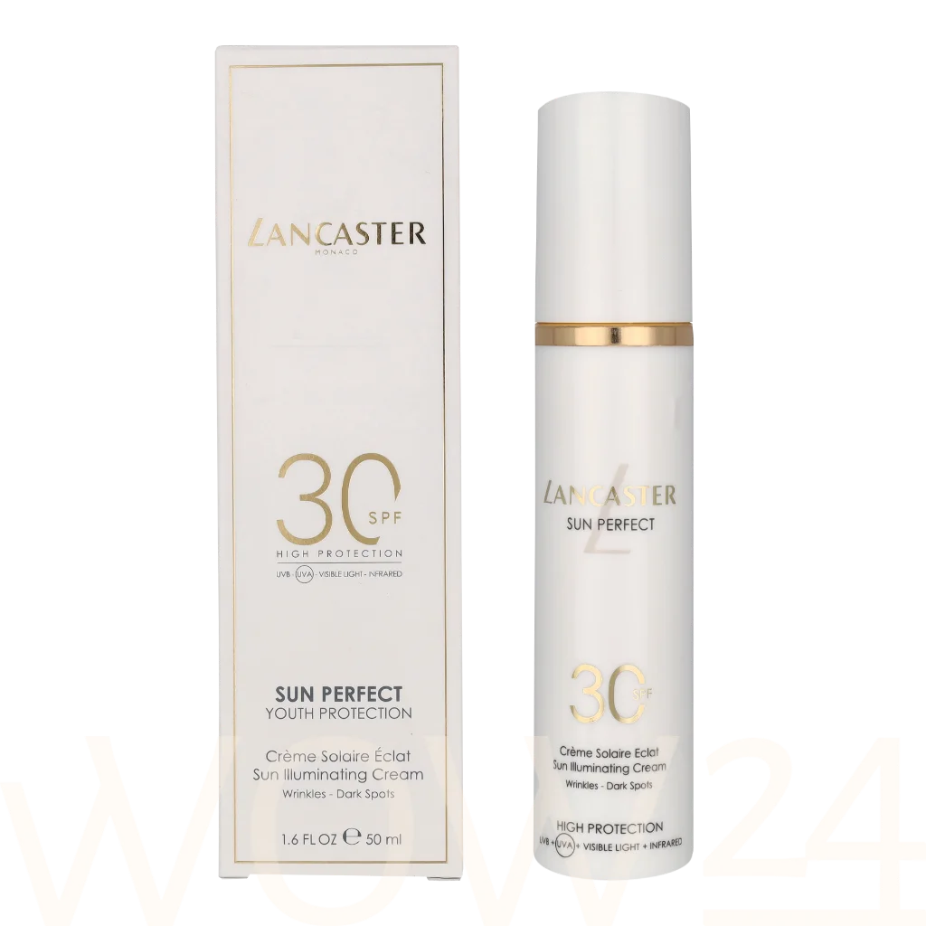Lancaster Lancaster Sun Perfect Illuminating Cream SPF30 50 ml natūrali veido odos priežiūros priemonė