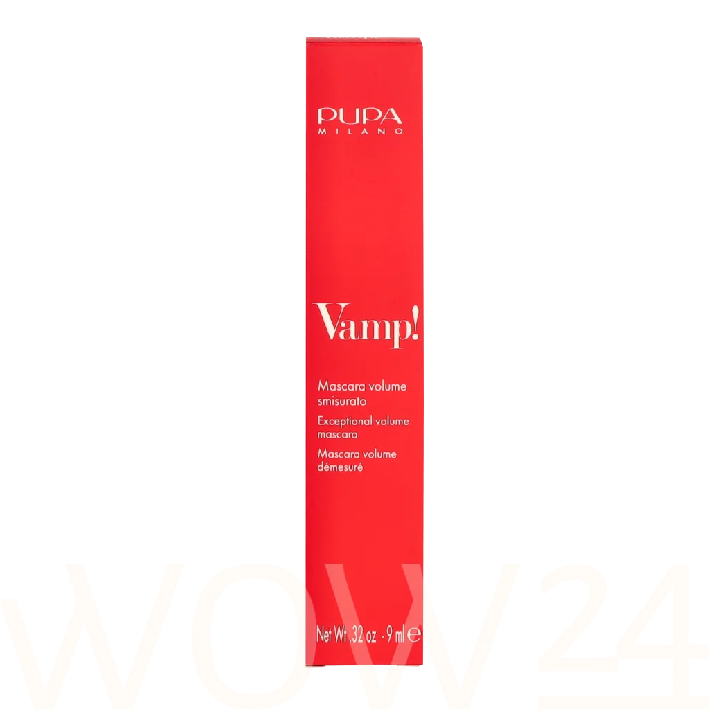 PUPA Milano Pupa Vamp! Mascara 9 ml natūrali veido odos priežiūros priemonė