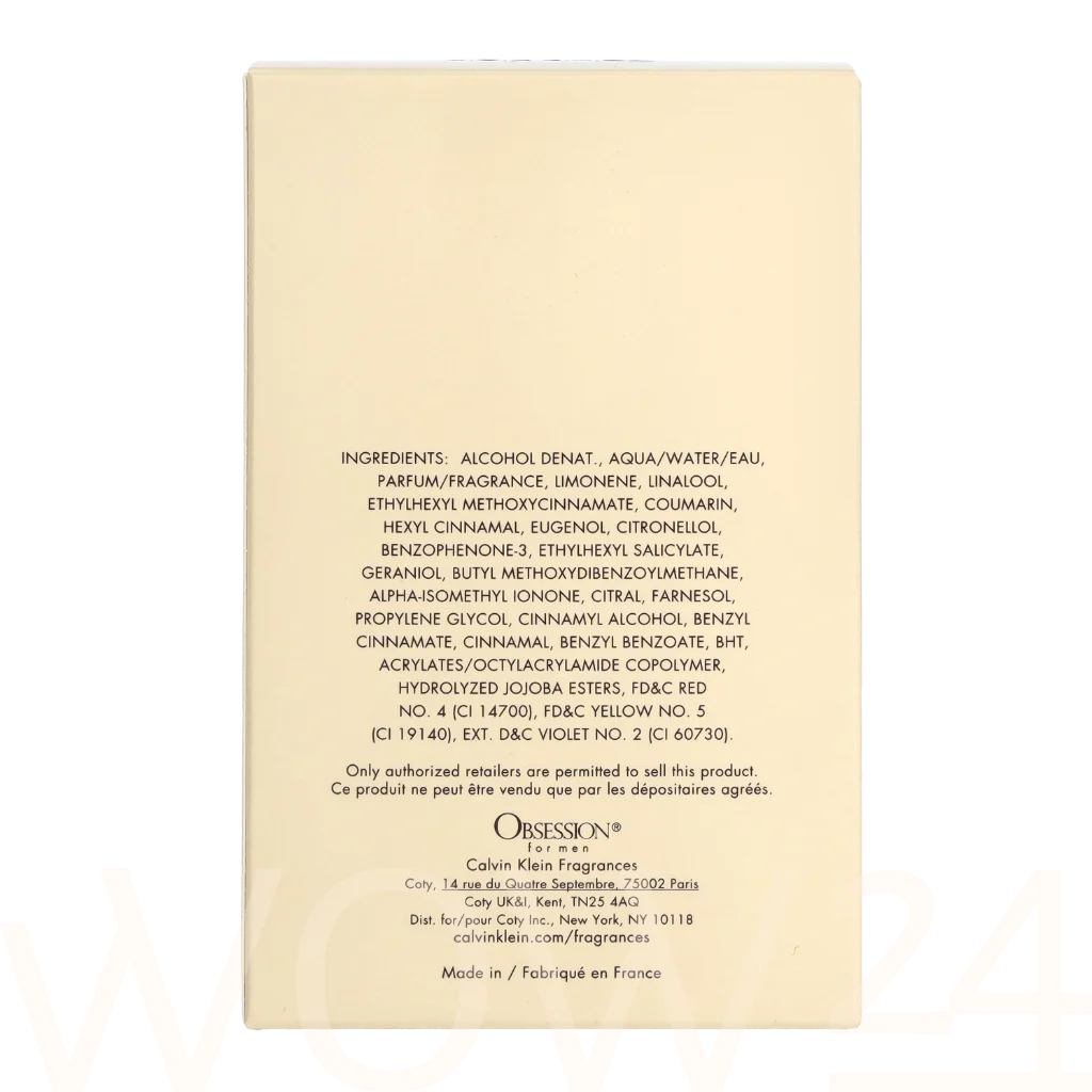 Calvin Klein Calvin Klein Obsession For Men Edt Spray 75 ml kvepalai Vyrams EDT