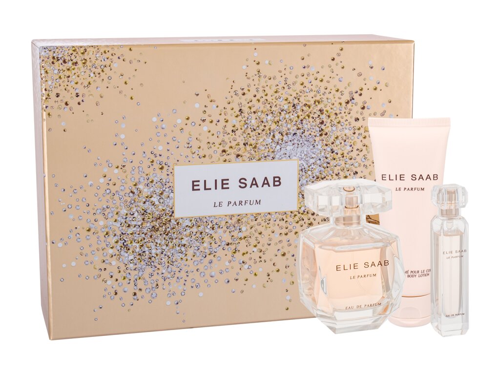 Elie Saab Le Parfum 90ml Edp 90 ml + Edp 10 ml + Body lotion 75 ml Kvepalai Moterims EDP Rinkinys (Pažeista pakuotė)