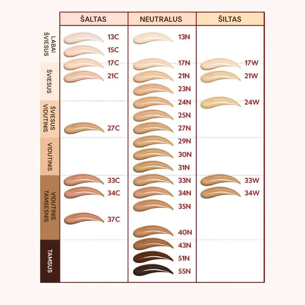 TIRTIR Make-Up Mask Fit Red Foundation 30 ml 24N Latte makiažo pagrindas