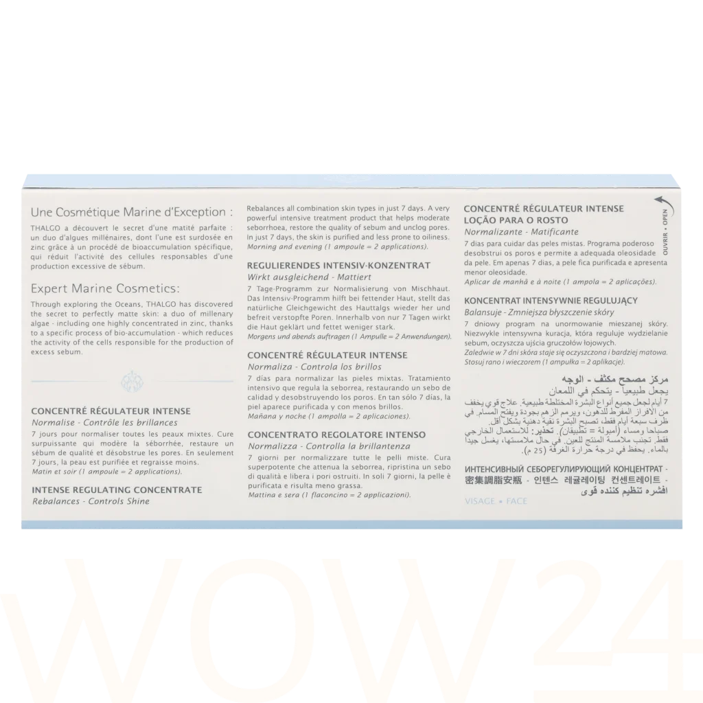 Thalgo Thalgo Intense Regulating Concentrate Set 8.4 ml natūrali veido odos priežiūros priemonė