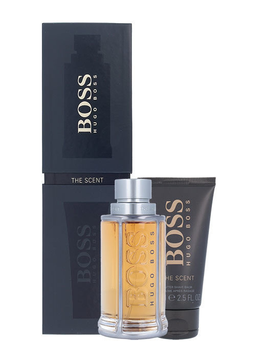 Hugo Boss The Scent 100ml Edt 100ml + 75ml Aftershave Balm Kvepalai Vyrams EDT Rinkinys