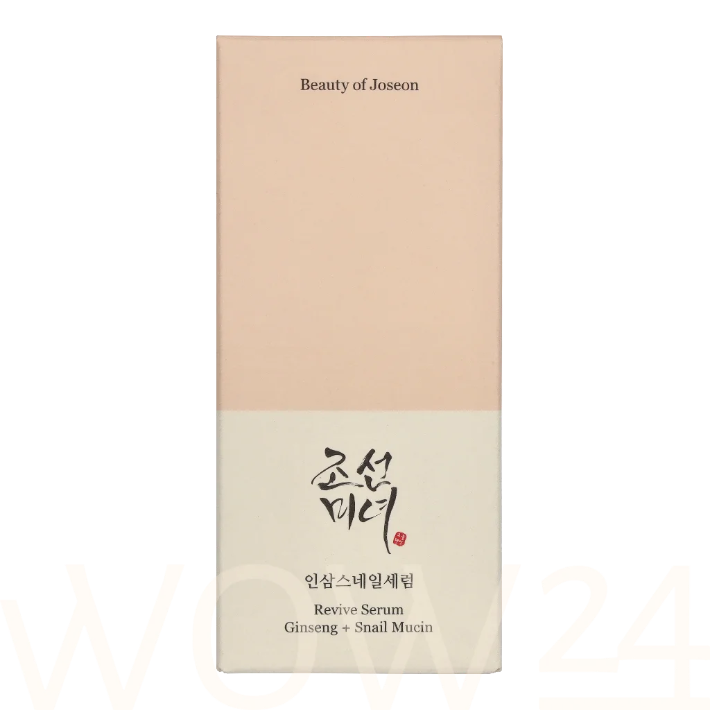 Beauty of Joseon Ginseng + Snail Mucin Revive Serum Odos serumas Veido serumas Moterims
