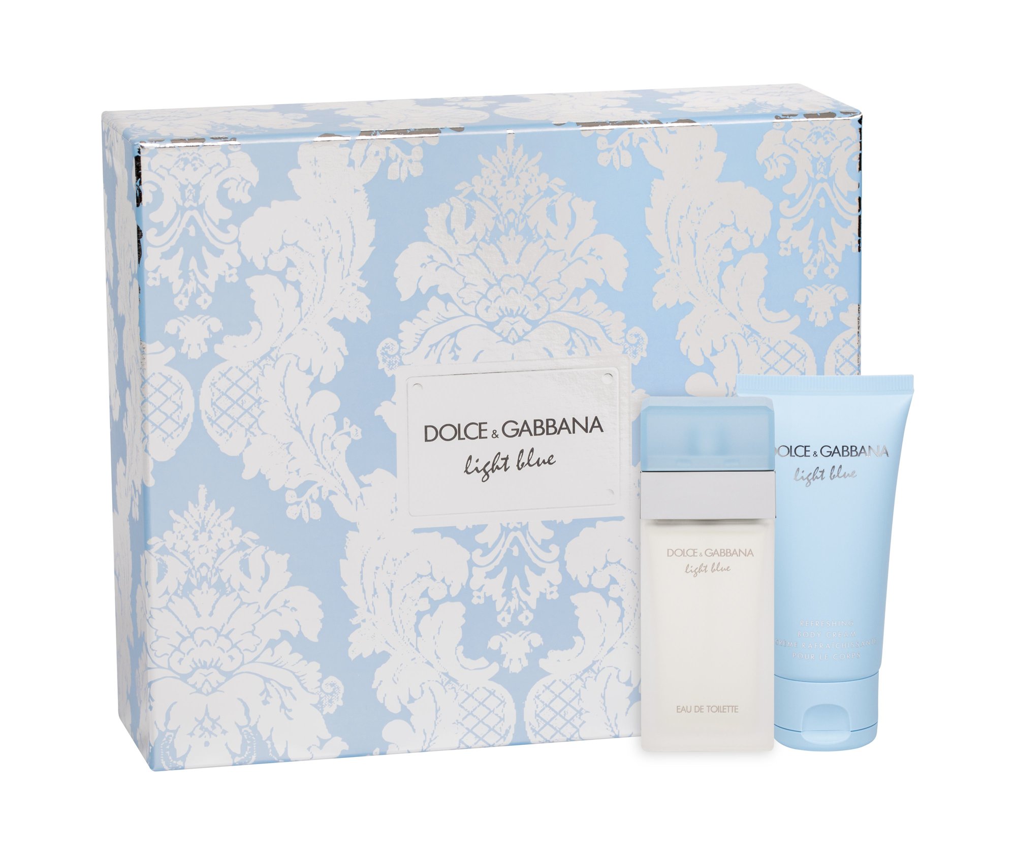 Dolce & Gabbana Light Blue 25ml Edt 25ml+ 50ml Body cream Kvepalai Moterims EDT Rinkinys