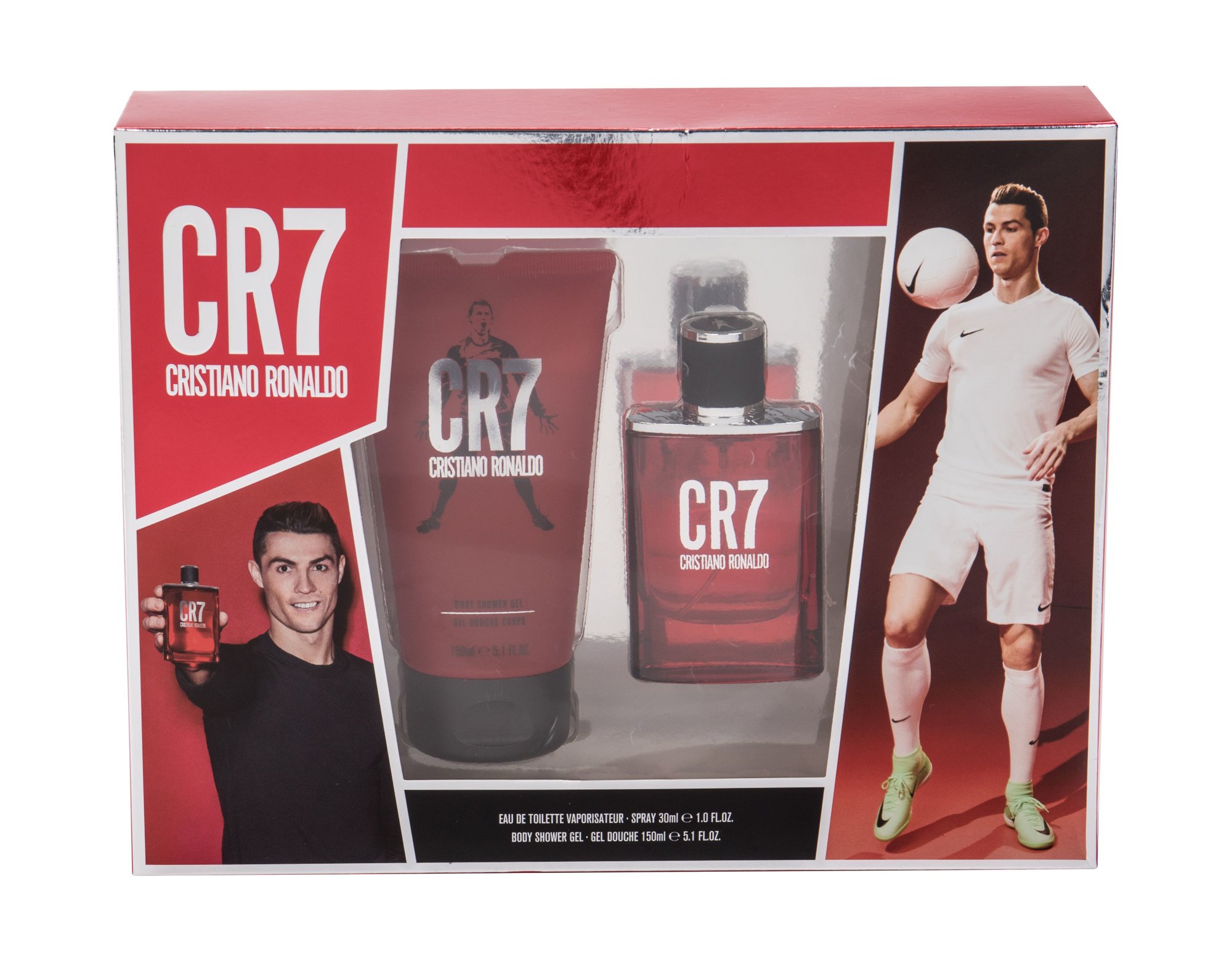 Cristiano Ronaldo CR7 30ml Edt 30 ml + Shower Gel 150 ml Kvepalai Vyrams EDT Rinkinys (Pažeista pakuotė)
